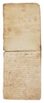 Captain James Duncan | Autograph manuscript journal signed from the Siege of Yorktown