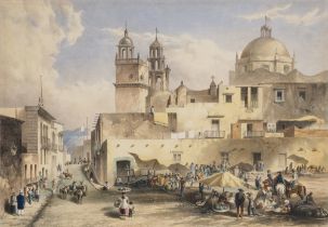 Egerton, Daniel Thomas | Views in Mexico, the scarce collection of lithographs