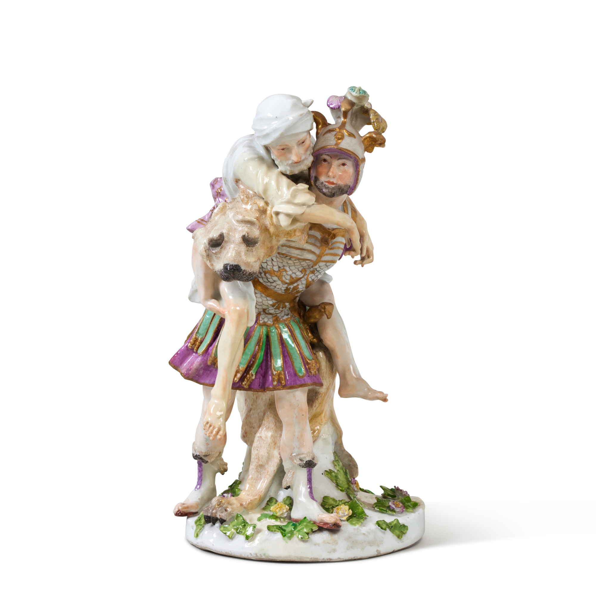 A Meissen Figure Group of Aeneas and Anchises, Circa 1755 | Eine Meissen Figurengruppe von Aeneas un - Image 2 of 3