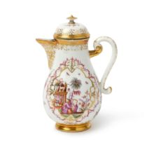 A Meissen Hausmaler Coffeepot and Cover, Circa 1725-28 | Eine Meissen Hausmaler Kaffeekanne mit Deck