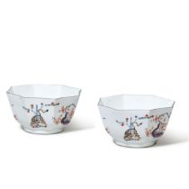 A Pair of Meissen Kakiemon 'Gelbe Löwe' Pattern Octagonal Bowls, Circa 1735-40 | Ein Paar achteckige