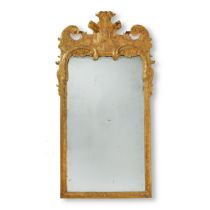 A Queen Anne Gilt Gesso Mirror, Early 18th Century