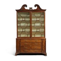 An Early George III Mahogany Bureau Bookcase, Circa 1760