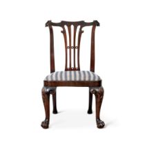 A George II Cuban Mahogany Side Chair, Possibly Irish, Circa 1735