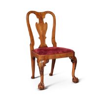 A Set of Twelve George II Walnut Dining Chairs, Circa 1740