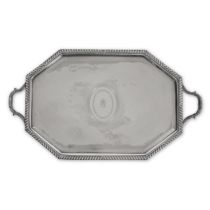 A George III Large Silver Two-Handle Tray, John Crouch I & Thomas Hannam, London, 1786