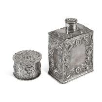 A Dutch Silver Tea Caddy and Knot Box, Bolsward, 1707 and probably Friesland, Circa 1670