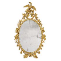 An Irish George II Giltwood Mirror, Mid-18th Century