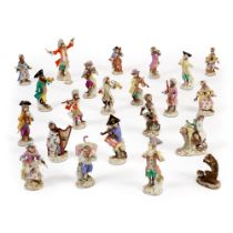 A Meissen Monkey Band, 20th Century