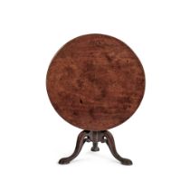 A George II Mahogany Tripod Table on Birdcage Support, Circa 1740
