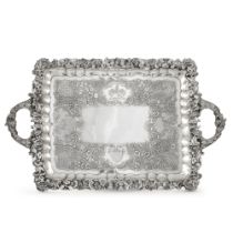 A William IV Silver Two-Handled Tray, John Edward Terry, London, 1833