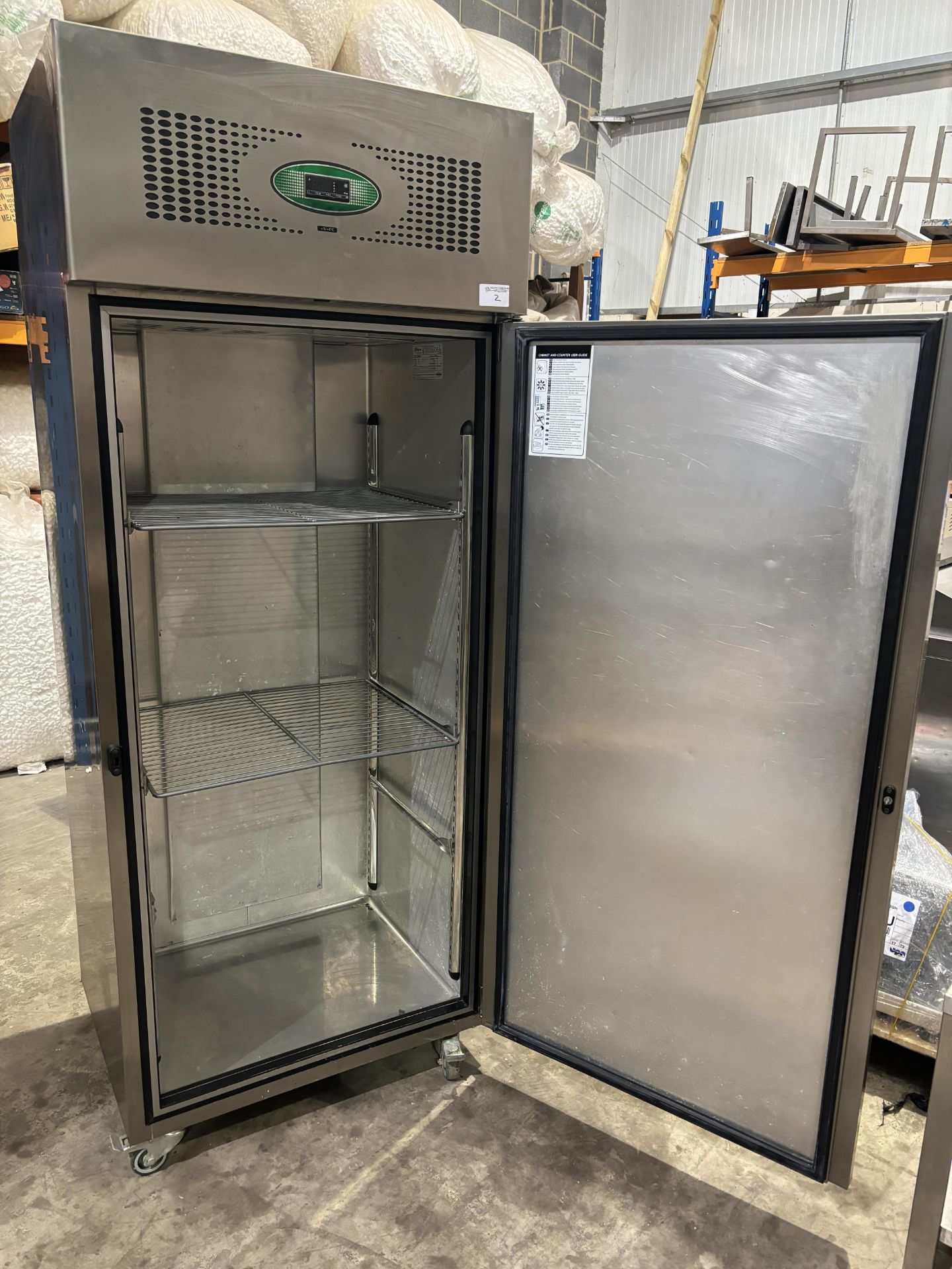 Foster Stainless Steel Upright Fridge - Image 2 of 3