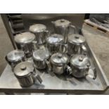10 Stainless Steel Tea Pots
