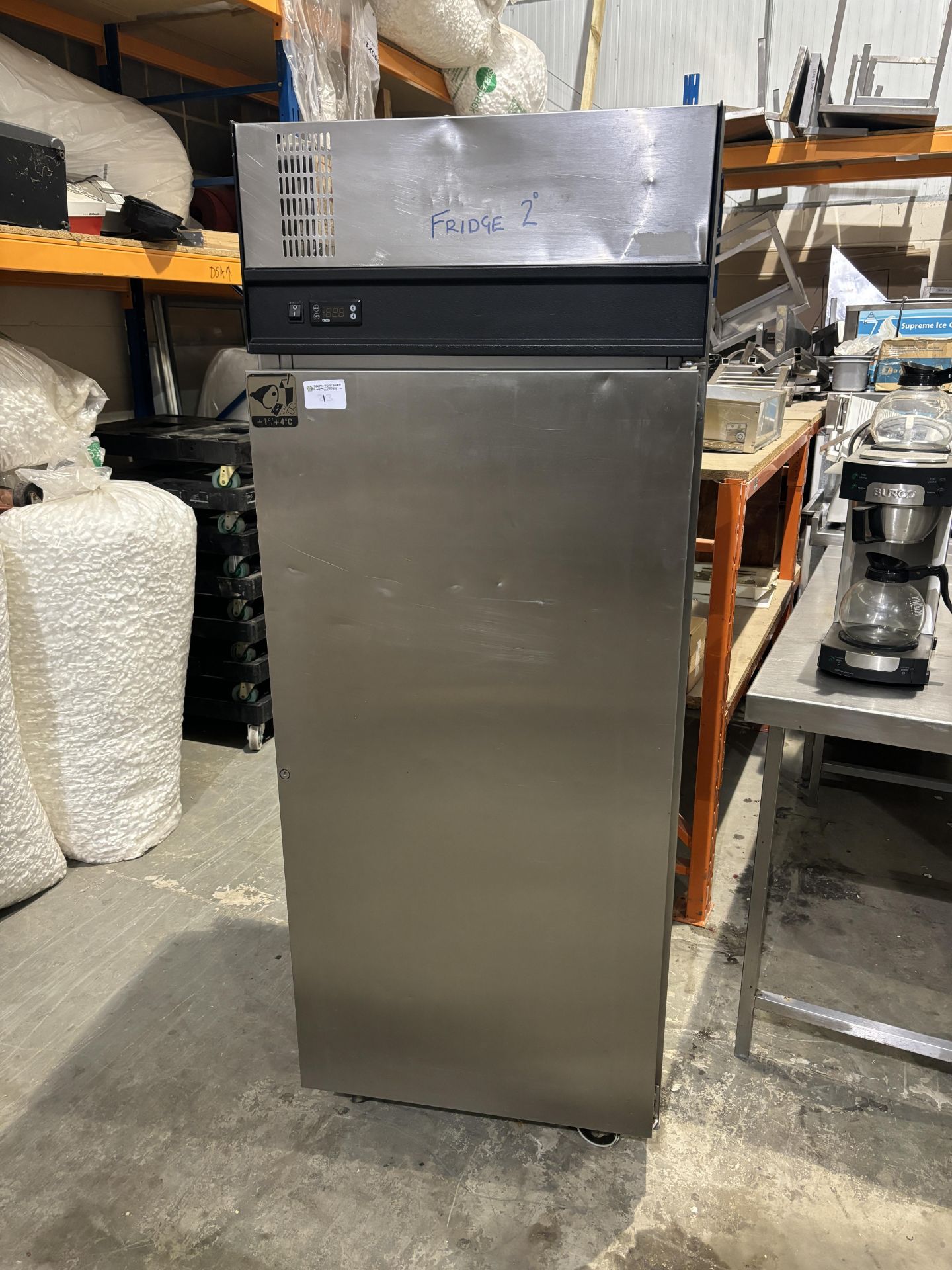 Foster Stainless Steel Upright Fridge