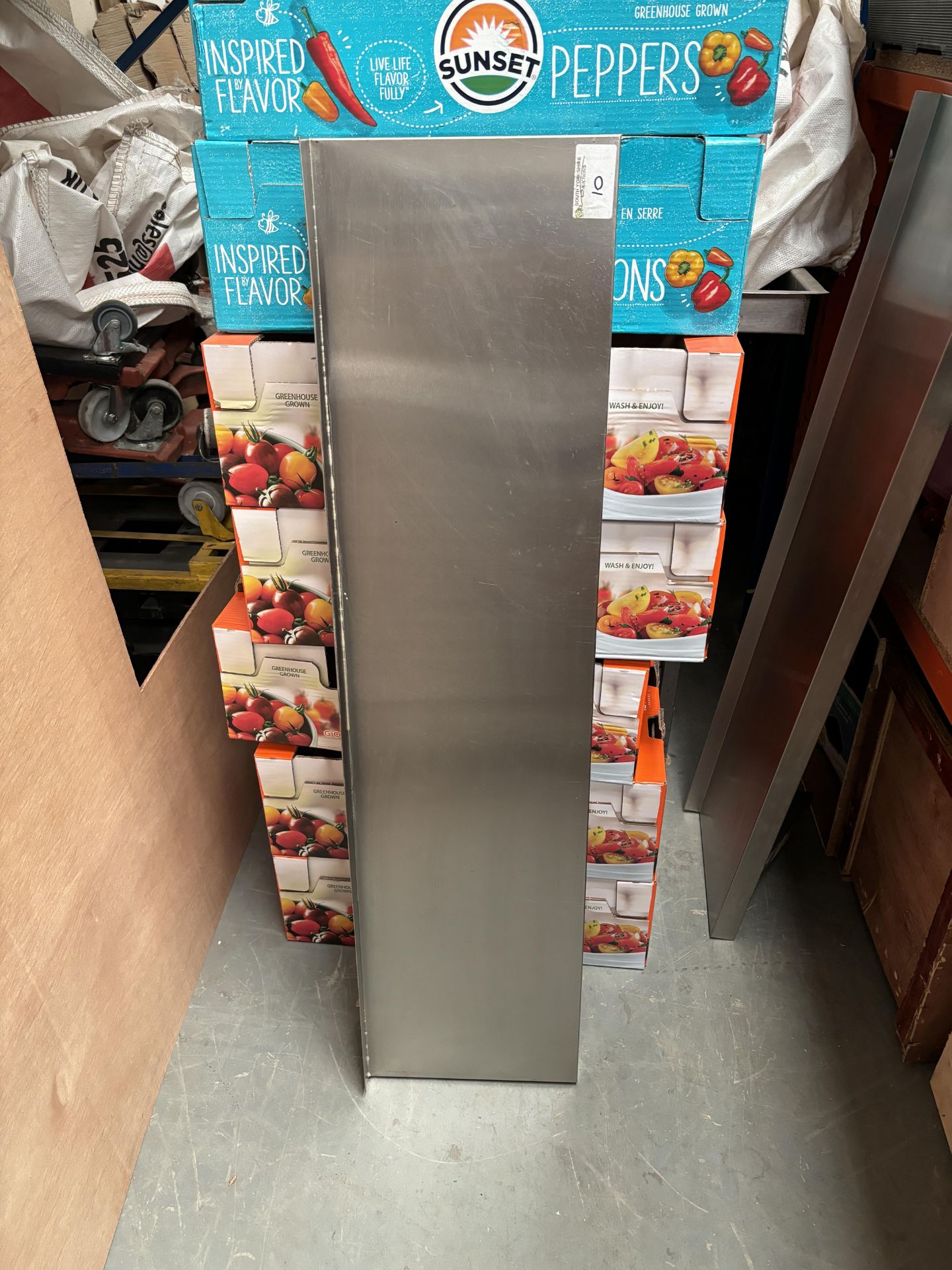 Stainless Steel Wall Shelf with Brackets