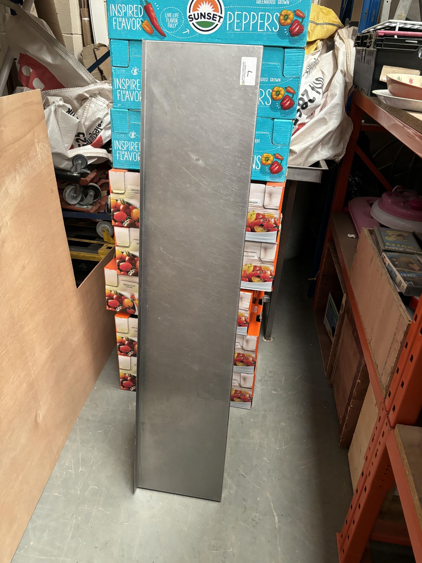 Stainless Steel Wall Shelf with Brackets