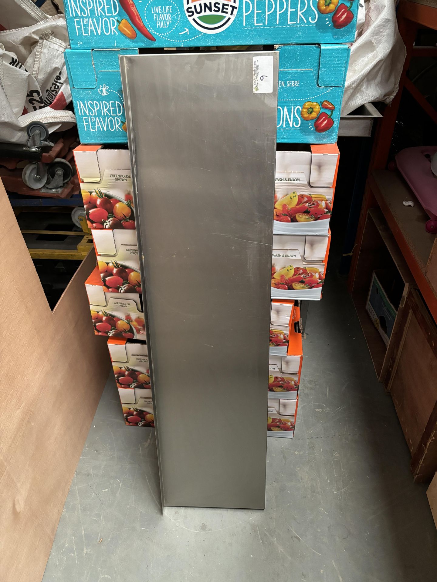 Stainless Steel Wall Shelf with Brackets
