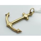 9CT GOLD ANCHOR