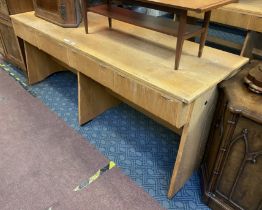 OAK 4 DRAWER SCHOOL DESK