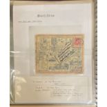 FOLDER WITH SELECTION OF VARIOUS SOUTH AFRICA POSTAL HISTORY ITEMS