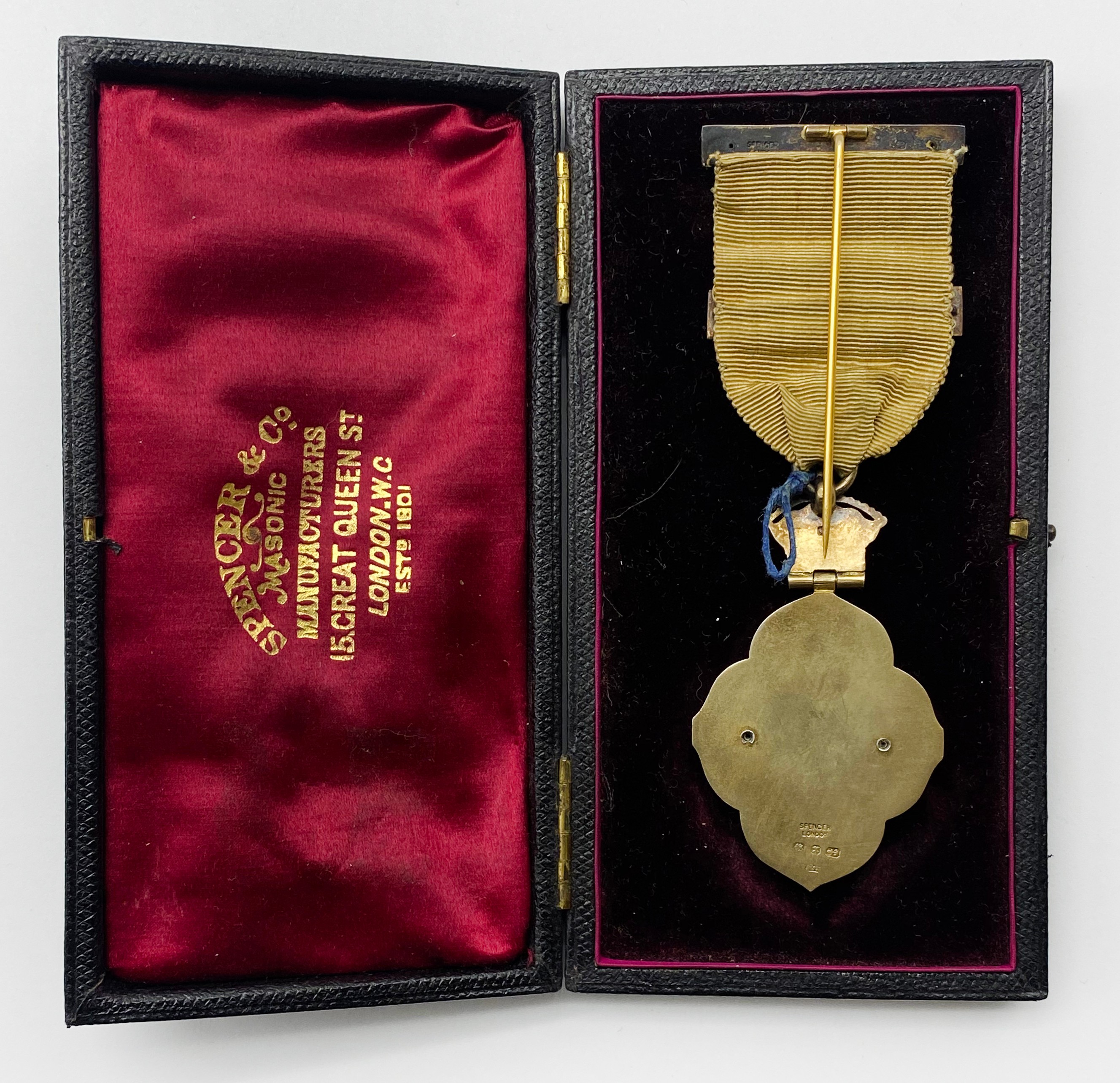 SIX CASED MASONIC MEDALS - Image 9 of 27