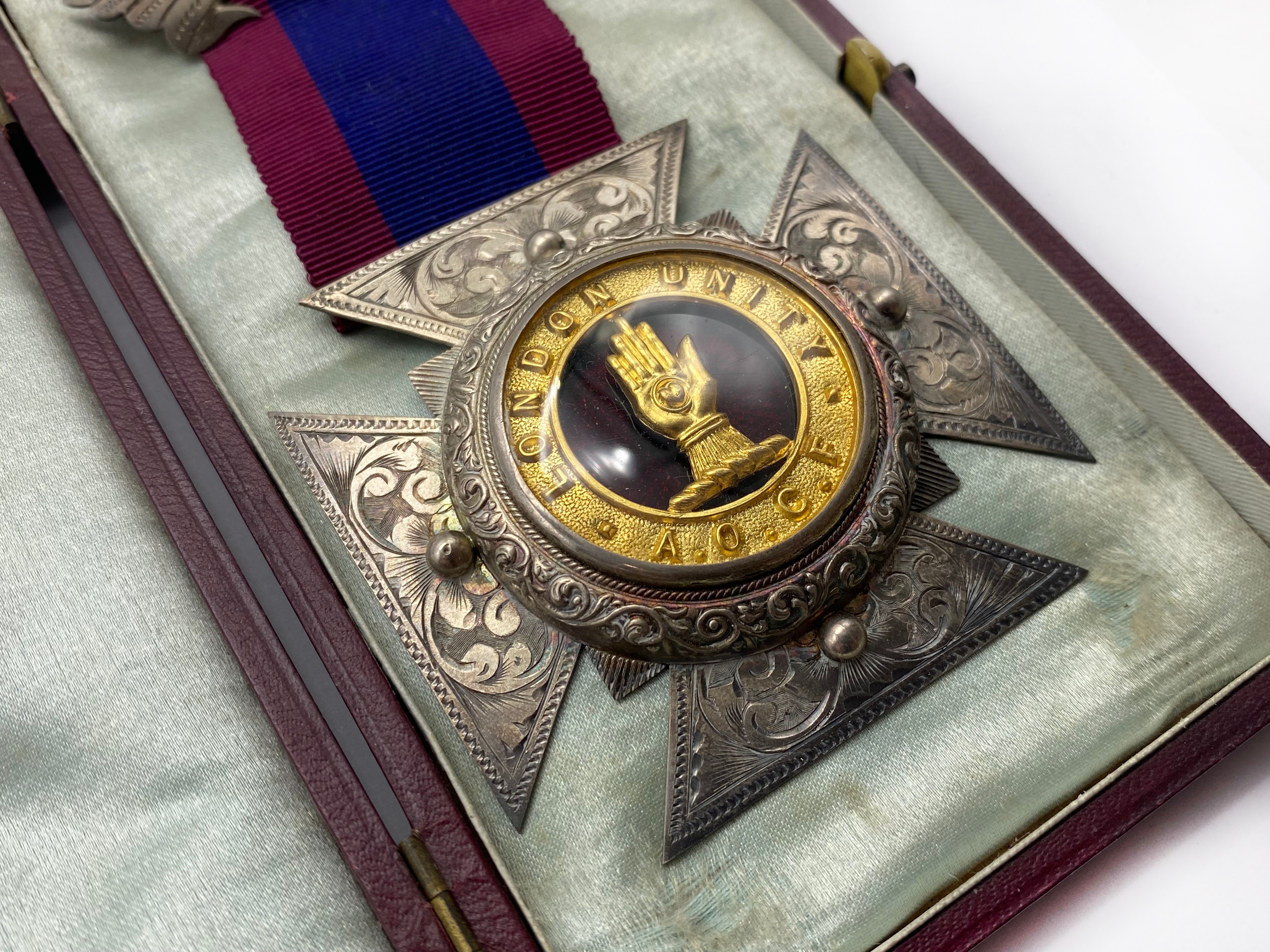SIX CASED MASONIC MEDALS - Image 14 of 27
