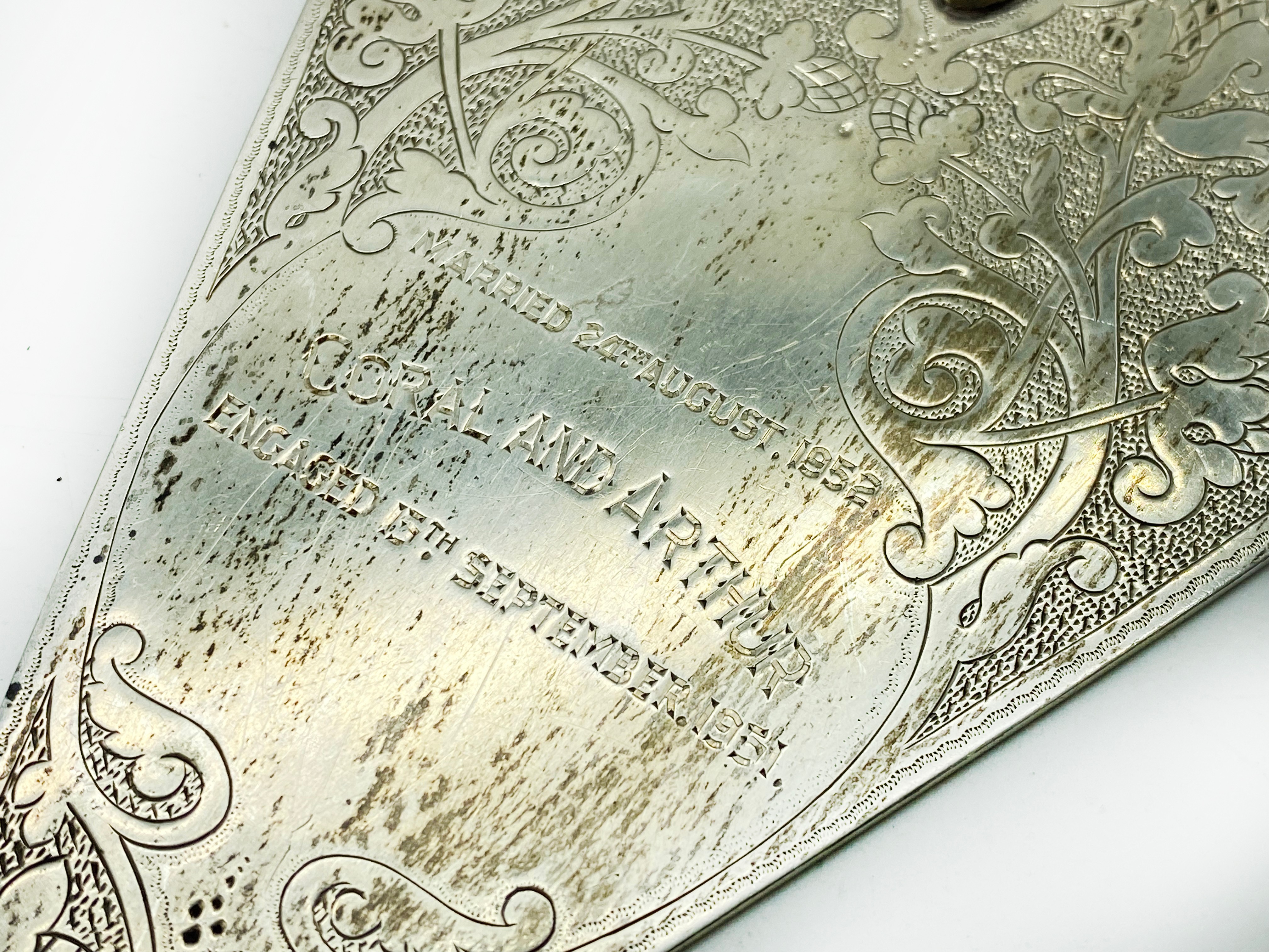 VICTORIAN SILVER TROWEL - Image 2 of 5