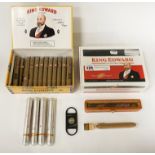 1 BOX OF SEALED KING EDWARDS INVINCIBLE 50 CIGARS & OTHERS