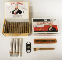 1 BOX OF SEALED KING EDWARDS INVINCIBLE 50 CIGARS & OTHERS