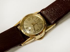 JAEGER LE COULTRE SMALL 18CT WATCH