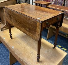 INLAID DROPLEAF TABLE A/F