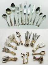 12 PIECE SETTING OF KINGS PATTERN CUTLERY