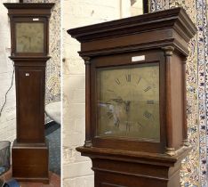 A 19TH CENTURY MAHOGANY LONG CASED CLOCK BY ABRAHAM WESTON LEWIS