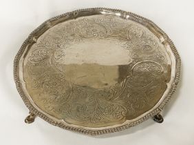 H/M SILVER SALVER - 44OZS APPROX