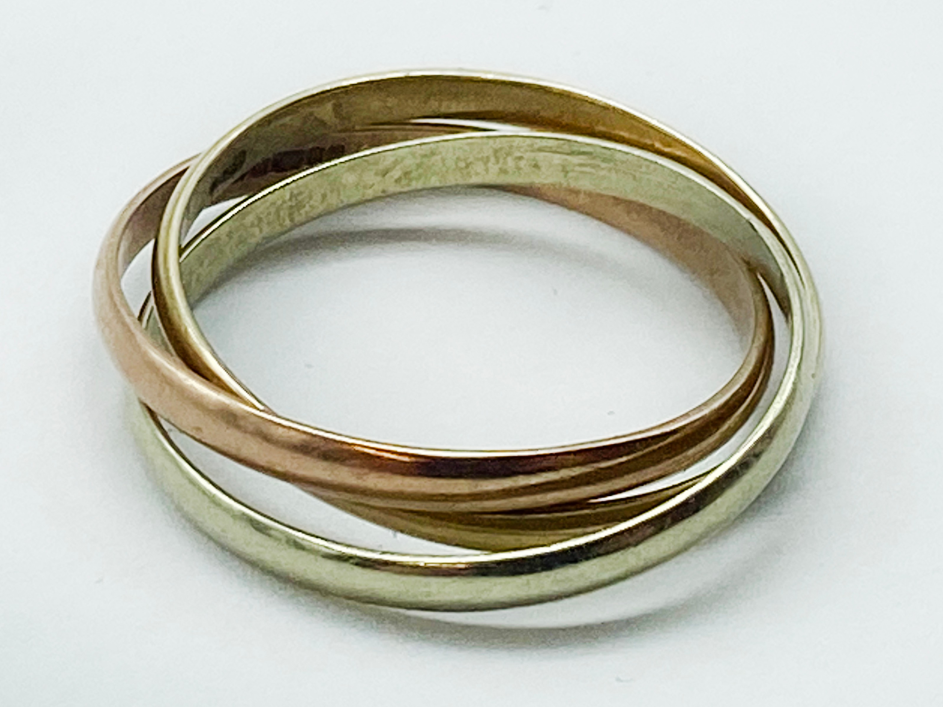 TRIPLE GOLD 9CT RING