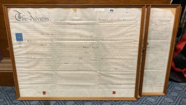 4 FRAMED INDENTURES