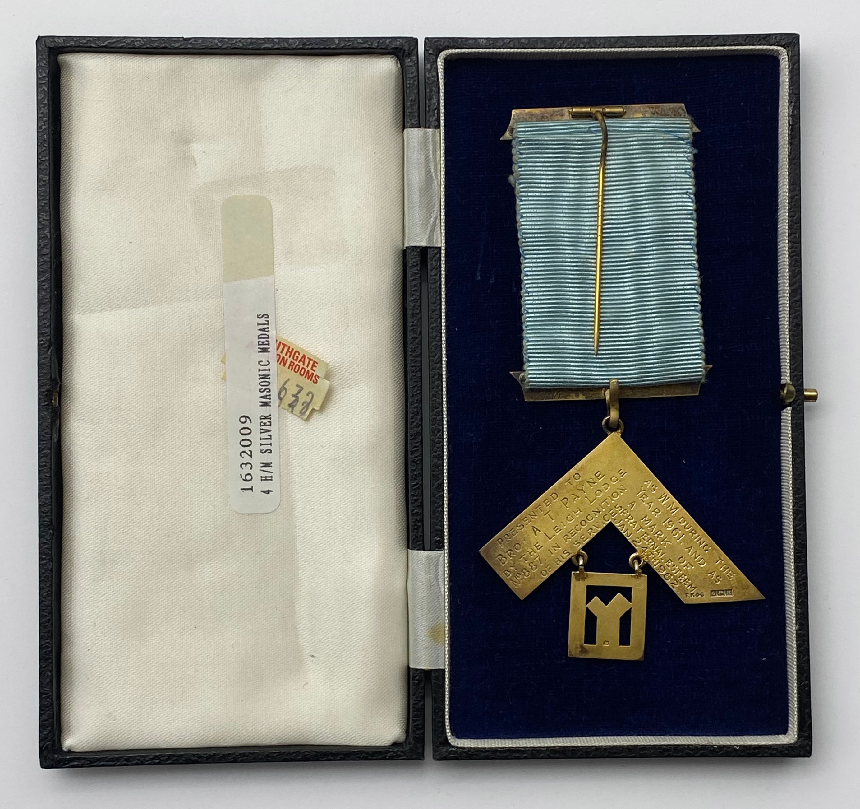 SIX CASED MASONIC MEDALS - Image 17 of 27