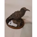 PEWTER BIRD INKWELL - 12 CMS (H) APPROX