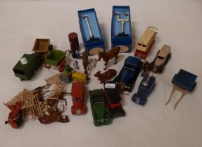 QTY OF VINTAGE CARS/TOYS