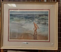 RUSSELL FLINT PRINT - SIGNED AND GALLERY STAMPED