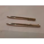 TWO TIFFANY & CO SILVER HM PENS