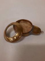 BRASS MINERS GENERAL PURPOSE WATCH HOLDER- POSSIBLY SOLD TO PEOPLE WHO WORK IN DIRTY CONDITIONS SUCH