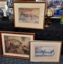 3 RUSSELL FLINT PRINTS