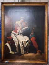 FUSELI (AFTER) SCENE FROM THEATRE/OPERA 96CMS X 125CMS WITH FRAME PITT THE YOUNGER PORTRAIT OF A