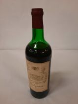 BOTTLE OF HENNESSY COGNAC WITH A BOTTLE OF CHATEAU BELGRAVE 1964