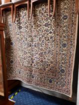 FINE NORTH EAST PERSIAN MESHED CARPET 295CMS X 200CMS