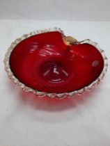 MURANO GLASS DISH - 6.8 CMS (H) APPROX
