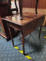 MAHOGANY DROP LEAF TABLE