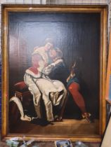 FUSELI (AFTER) SCENE FROM THEATRE/OPERA 96CMS X 125CMS WITH FRAME PITT THE YOUNGER PORTRAIT OF A