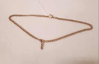 9CT GOLD CURB CHAIN - 25 GRAMS APPROX